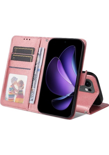 Oppo Reno 13F Basit Iş Pu Deri Manyetik Kapaklı Cüzdan Telefon Kılıfı Kart Tutuculu Koruma Kılıfı (Yurt Dışından) indirimleri