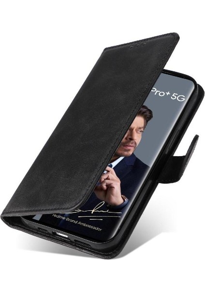 Realme 14 Pro Basit Iş Pu Deri Manyetik Kapaklı Cüzdan Telefon Kılıfı Kart Tutuculu Koruma Kılıfı (Yurt Dışından) modelleri