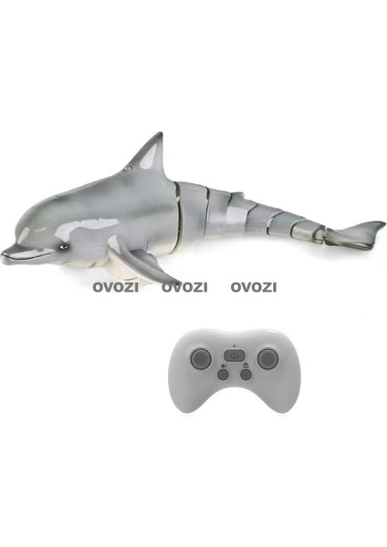 Ovozı Uzaktan Kumandalı Köpekbalığı Rc Balina Rc Balık Çocuk Su Oyuncakları (Yurt Dışından)