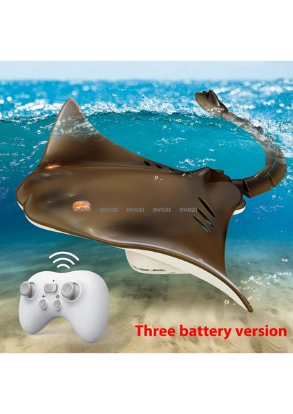 Ovozı Uzaktan Kumandalı Köpekbalığı Rc Balina Rc Balık Çocuk Su Oyuncakları (Yurt Dışından)