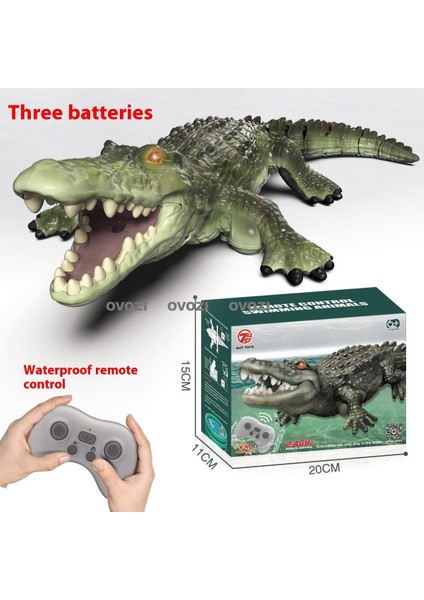 Ovozı Uzaktan Kumandalı Köpekbalığı Rc Balina Rc Balık Çocuk Su Oyuncakları (Yurt Dışından)