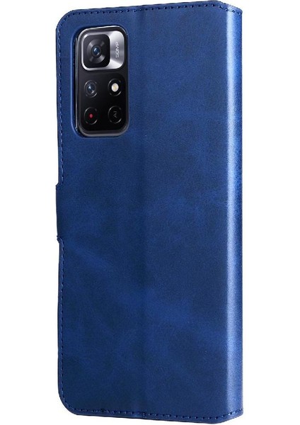 Xiaomi Poco M4 Pro 5g Basit Iş Pu Deri Manyetik Kapaklı Cüzdan Telefon Kılıfı Kart Tutuculu Koruma Kılıfı (Yurt Dışından) fiyatları