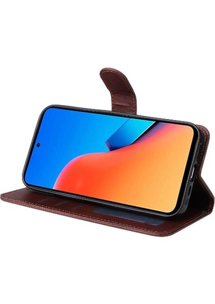 Xiaomi Poco M6 Pro 5g Basit Iş Pu Deri Manyetik Kapaklı Cüzdan Telefon Kılıfı Kart Tutuculu Koruma Kılıfı (Yurt Dışından) fiyatları