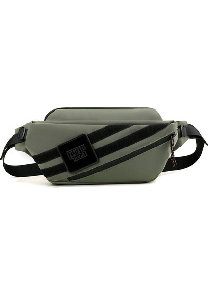 Yeni Erkek Göğüs Çantası Trend Crossbody Çanta Açık Spor Bel Çantası Eğlence Büyük Kapasiteli Omuz Çantası (Yurt Dışından)
