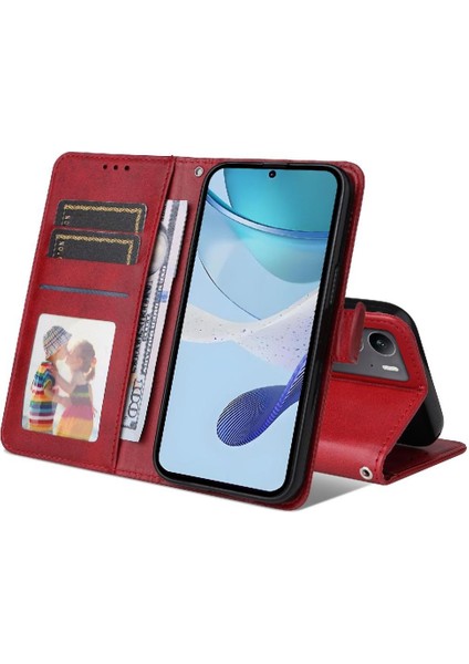 Realme C75 4g Basit Iş Pu Deri Manyetik Kapaklı Cüzdan Telefon Kılıfı Kart Tutuculu Koruma Kılıfı (Yurt Dışından) indirimleri