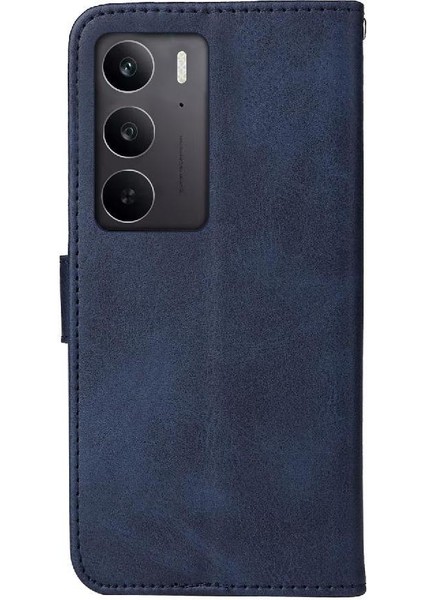 Realme C75 4g Basit Iş Pu Deri Manyetik Kapaklı Cüzdan Telefon Kılıfı Kart Tutuculu Koruma Kılıfı (Yurt Dışından) fırsatları