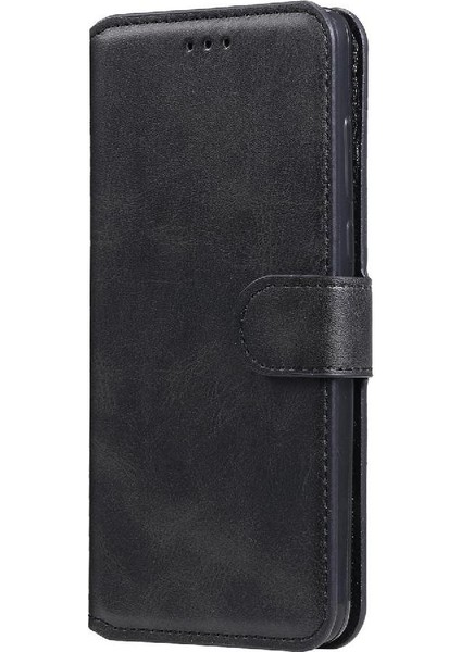 Oppo A74 5g Basit Iş Pu Deri Manyetik Kapaklı Cüzdan Telefon Kılıfı Kart Tutuculu Koruma Kılıfı (Yurt Dışından)