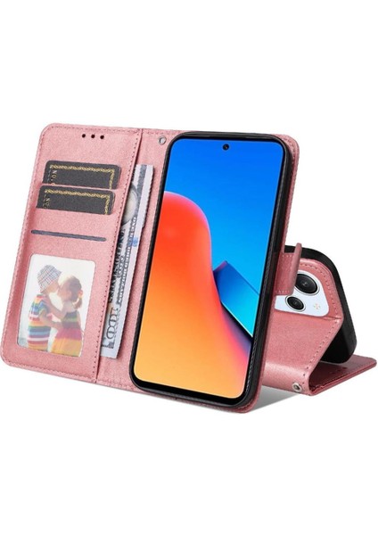 Xiaomi Poco M6 Pro 5g Basit Iş Pu Deri Manyetik Kapaklı Cüzdan Telefon Kılıfı Kart Tutuculu Koruma Kılıfı (Yurt Dışından) indirimleri