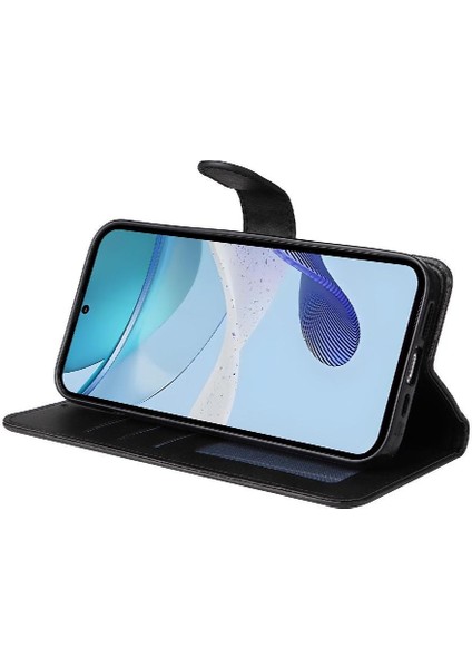 Realme C75 4g Basit Iş Pu Deri Manyetik Kapaklı Cüzdan Telefon Kılıfı Kart Tutuculu Koruma Kılıfı (Yurt Dışından) modelleri