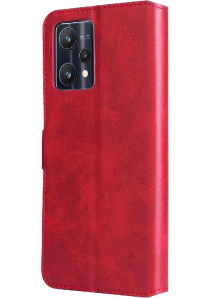 Realme 9 Pro 5g Basit Iş Pu Deri Manyetik Kapaklı Cüzdan Telefon Kılıfı Kart Tutuculu Koruma Kılıfı (Yurt Dışından) fiyatları