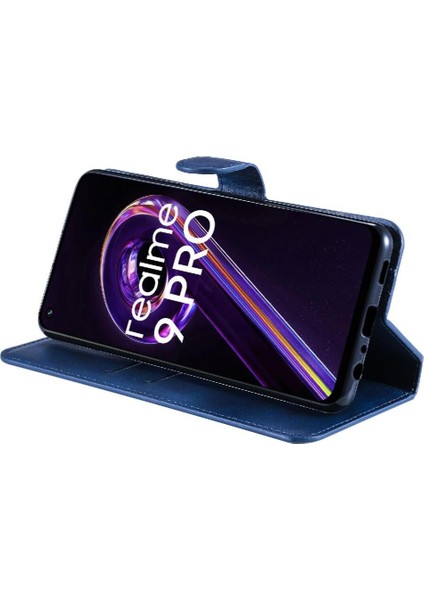 Realme 9 Pro 5g Basit Iş Pu Deri Manyetik Kapaklı Cüzdan Telefon Kılıfı Kart Tutuculu Koruma Kılıfı (Yurt Dışından) fırsatları