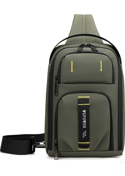 Yeni Iş Göğüs Çantası Commuter Crossbody Çanta Erkek Açık Taşınabilir Çanta Açık Seyahat Göğüs Çantası (Yurt Dışından)