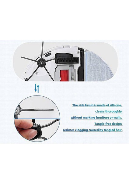 Xiaomi Mi Robot Süpürge Için Aksesuarlar 2 Pro MJST1S Elektrikli Süpürge Yedek Parça Yedek Fırça Filtresi (Yurt Dışından)