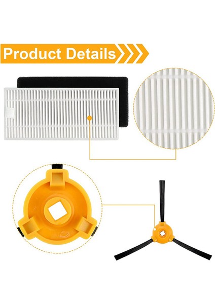 Ecovacs Deebot N79 N79S DN622 500 N79W Robotik Elektrikli Süpürge Aksesuar Kiti Için Yedek Parçalar (Yurt Dışından)