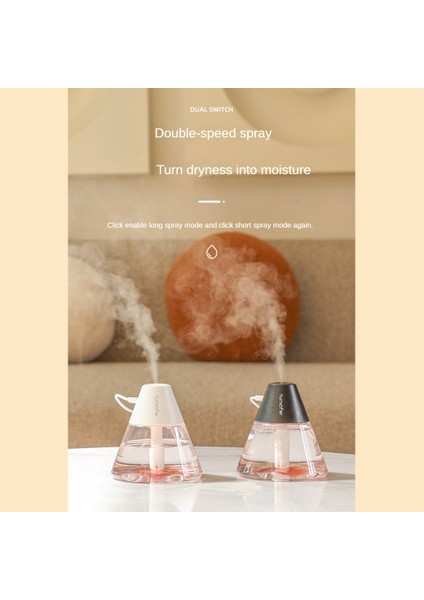 260 ml Çift Dişliler Sprey Nemlendirici Ev Sessiz Masaüstü Mini Su Yenileyici Araca Monte USB Nemlendirici Beyaz (Yurt Dışından) fiyatları