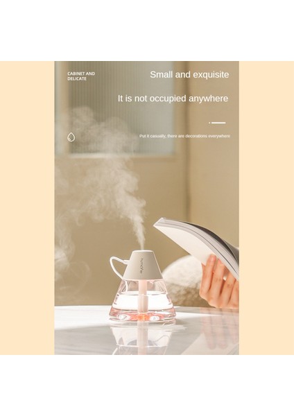 260 ml Çift Dişliler Sprey Nemlendirici Ev Sessiz Masaüstü Mini Su Yenileyici Araca Monte USB Nemlendirici Beyaz (Yurt Dışından) modelleri