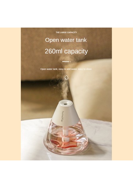 260 ml Çift Dişliler Sprey Nemlendirici Ev Sessiz Masaüstü Mini Su Yenileyici Araca Monte USB Nemlendirici Beyaz (Yurt Dışından) fırsatları