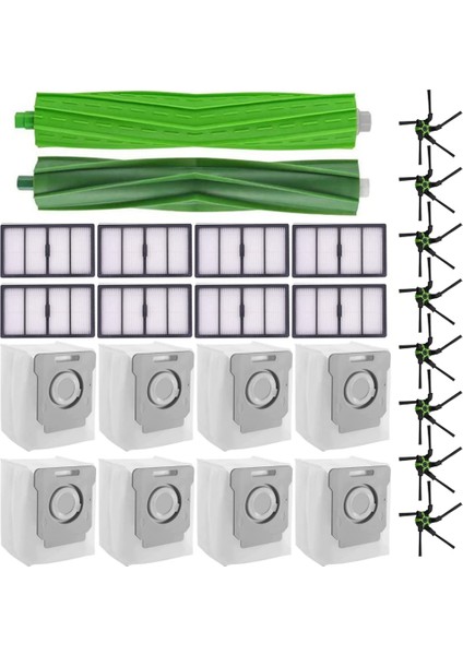 Yedek Parçalar Ana Fırça Yan Fırça Hepa Filtre Irobot Roomba S9 S9+ S9 Plus Elektrikli Süpürge Aksesuarları (Yurt Dışından)
