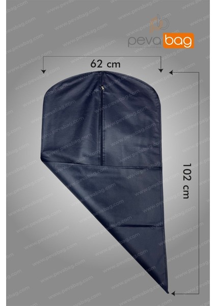 Takım Elbise Kılıfı (Gamboç) 5 Adet / 62X102 cm Siyah 50 gr fiyatları