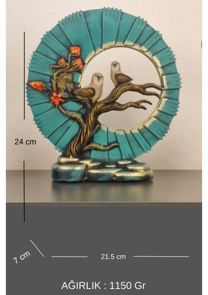 Dekoratif Modern Lüx Fil & Halka Biblo 3 Lü Set Ev & Ofis ve Salon Aksesuar 1. Sınıf Polyester fiyatları