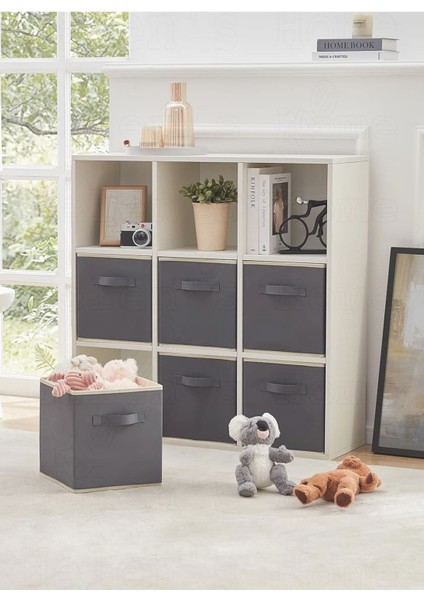 Dolap Içi Çamaşır Oyuncak Düzenleyici Kapaksız Saklama Kutusu Organizer 30X30X30 cm 1 Adet modelleri