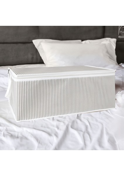 3 Adet Baza Altı Düzenleyici Kumaş Hurç Gri 30*50*20 cm fiyatları