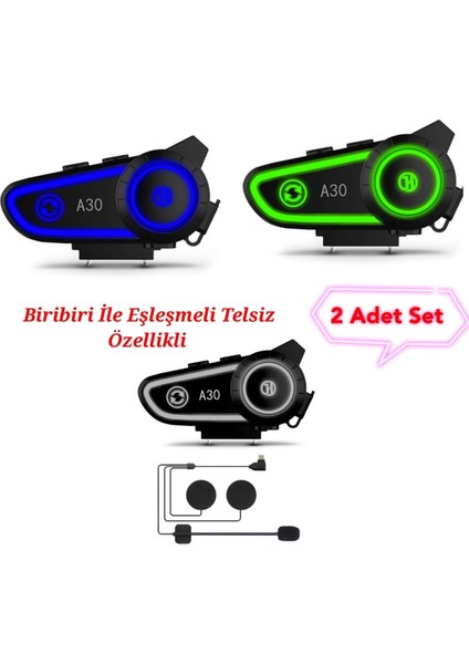 A30 2x Eşleşmeli Intercom 2 Adet Set Intercom