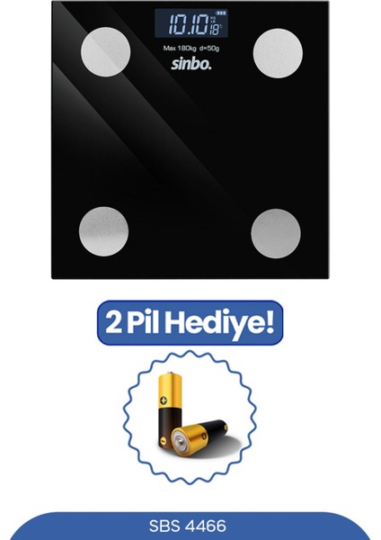 SBS-4466 Bluetooth Dijital Yağ Su Kas Vücut Kitle Endeksi Kilo Ölçer Tartı Baskül fiyatları