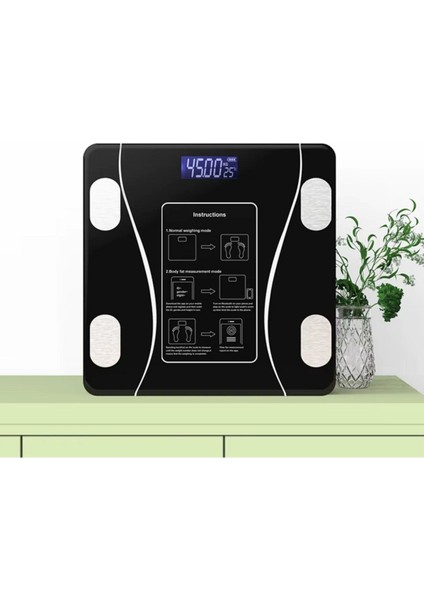 Dijital LCD Banyo Baskül Yağ Su Kas Ölçümü Vücut Kitle Endeksi Bluetooth Kilo Ölçer Tartı indirimleri