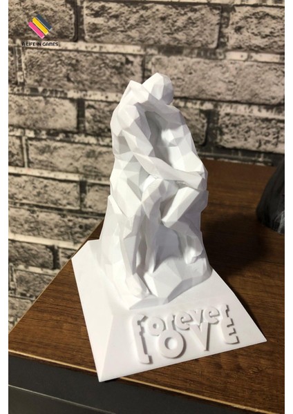 Forever Love (Sonsuz Aşk) Büst - Valentine's Day Romantik Dekor Biblo Heykel Sevgililer Günü Hediye modelleri