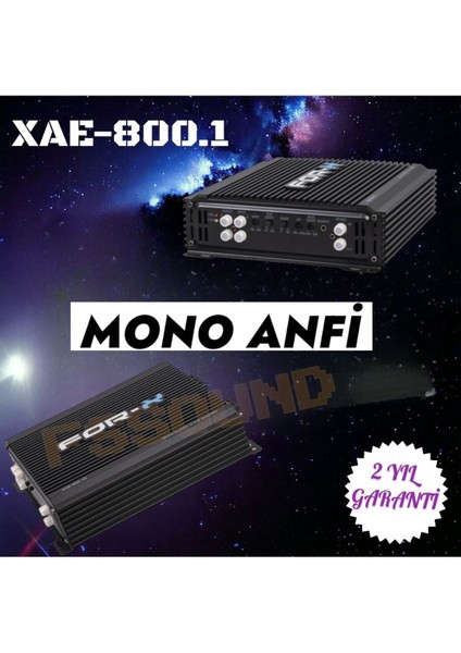 Mono Anfi XAE-800.1!2 Yıl Garantili!