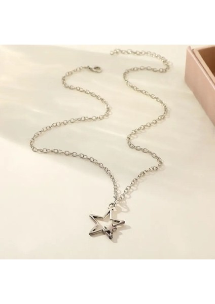 Yıldız Kolye Y2K Gümüş Kaplama fiyatları