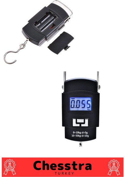 LCD Ekran Seyahat Bavul Ağırlık El Terazi Dijital Çok Amaçlı Taşınabilir Askılı Pilli Bagaj Tartısı indirimleri
