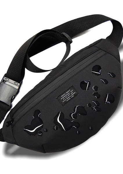Unisex Siyah Kışlık Su Geçirmez Kumaş Özellikli Omuz ve Bel Çantası fiyatları