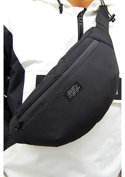 Unisex Siyah Kışlık Su Geçirmez Kumaş Özellikli Omuz ve Bel Çantası indirimleri