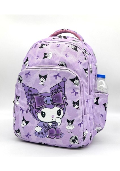 Karakter Desenli Ilk Okul Çanta 3'lü Seti Ilkokul Çantası Kız Çocuğu Lila modelleri