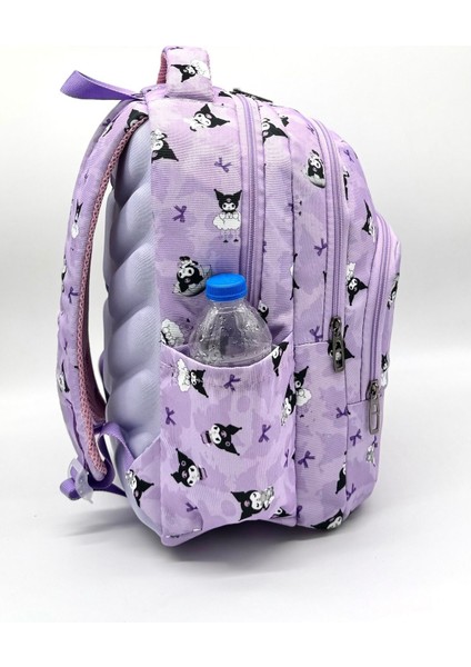 Karakter Desenli Ilk Okul Çanta 3'lü Seti Ilkokul Çantası Kız Çocuğu Lila fırsatları