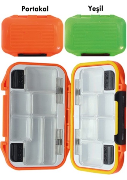 Pratik Küçük Gözlü Iğne Aksesuar Kutusu Yeşil