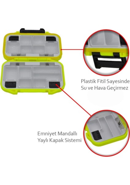 Pratik Küçük Gözlü Iğne Aksesuar Kutusu Yeşil fiyatları