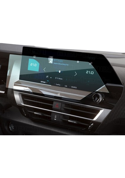 Citroen C4 Suv 2021-2025 Uyumlu 10 Inç Navigasyon 9h Nano Ekran Koruyucu