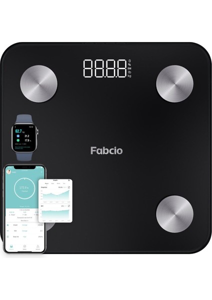 Fit Bluetooth Yağ Ölçer Akıllı Baskül