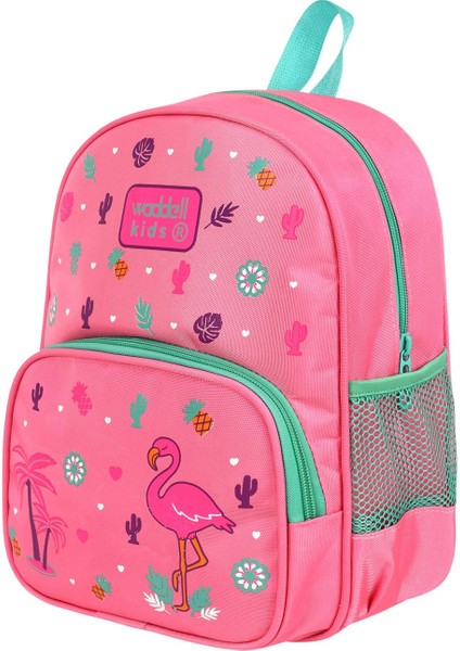 Pembe Flamingo Desenli Anaokulu Kreş Sırt Çantası 24102 fırsatları