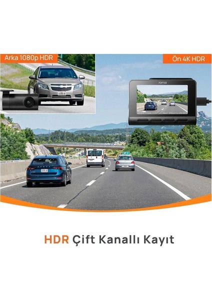 70MAI A810 Ön ve RC12 Arka Araç Içi Kamera Seti indirimleri