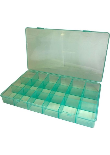 6lı Mix Şeffaf 18 Bölmeli Takı Kutusu Kuyumcu Toka Yüzük Saklama Box fiyatları