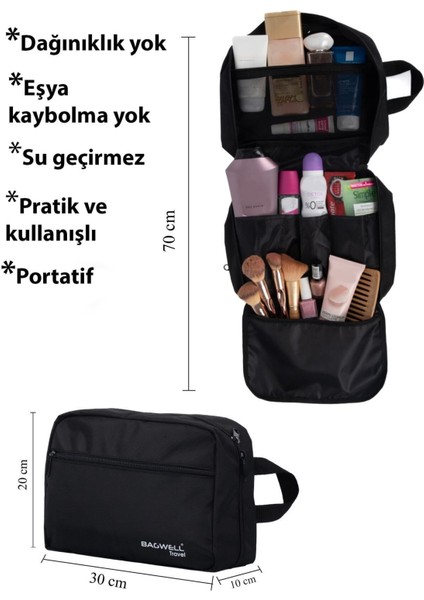 Travel Valiz Düzenleyici,kişisel Bakım,duş ve Makyaj Çantası