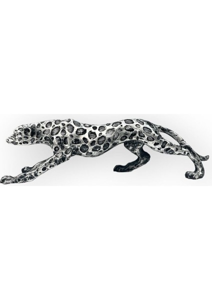 Dekoratif Polyester Leopar Biblo Gümüş Eskitme modelleri