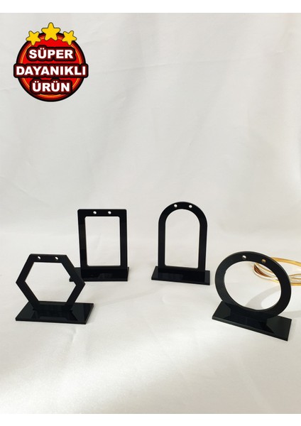 4'lü Set Küpe Standı, Pleksi Organizer, Tezgah Standı, Takı Çekim Standı Geometrik fiyatları