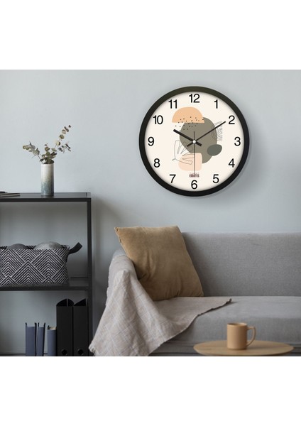 30 cm Gerçek Cam Sessiz Mekanizma Dekoratif Duvar Saati fiyatları