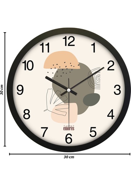 30 cm Gerçek Cam Sessiz Mekanizma Dekoratif Duvar Saati modelleri