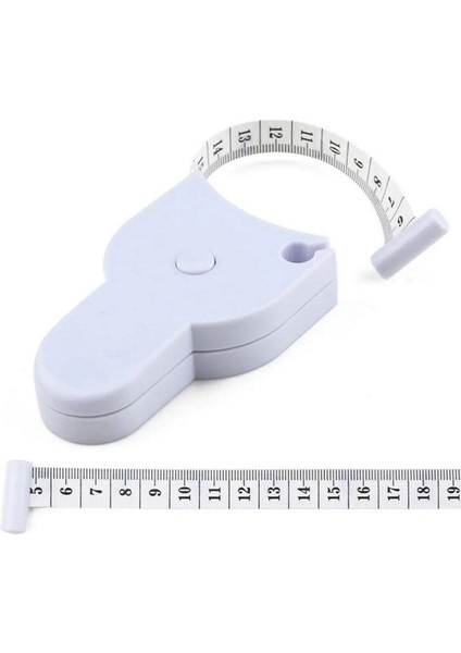 Bel Ölçer Metre Mezro Vücut Boyun Kol Bacak Ölçüm Mezura Bel Çevresi Yağ Ölçer Metre 150CM